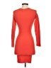 Bebe Solid Orange Cocktail Dress Size S - photo 2