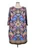 Talbots Paisley Blue Casual Dress Size 3X - photo 1