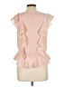 1.State 100% Polyester Pink Short Sleeve Blouse Size L - photo 2