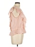 1.State 100% Polyester Pink Short Sleeve Blouse Size L - photo 4