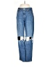 Levi's 100% Cotton Color Block Blue Jeans Size 26 waist - photo 1
