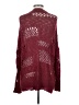 Unbranded Burgundy Cardigan Size M - photo 2