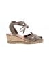 Andre Assous Tan Gray Wedges Size 8 1/2 - photo 1