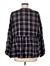 Torrid Blue Long Sleeve Blouse Size Med Plus (00) - photo 2