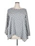 Green Envelope Polka Dots Gray Poncho Size 2X - photo 1