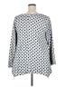 Green Envelope Polka Dots Gray Poncho Size 2X - photo 2