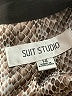 Suit Studio 100% Polyester Gray Blazer Size 14 - photo 6