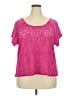 Torrid Pink Short Sleeve Top Size 2X Plus (2) - photo 1