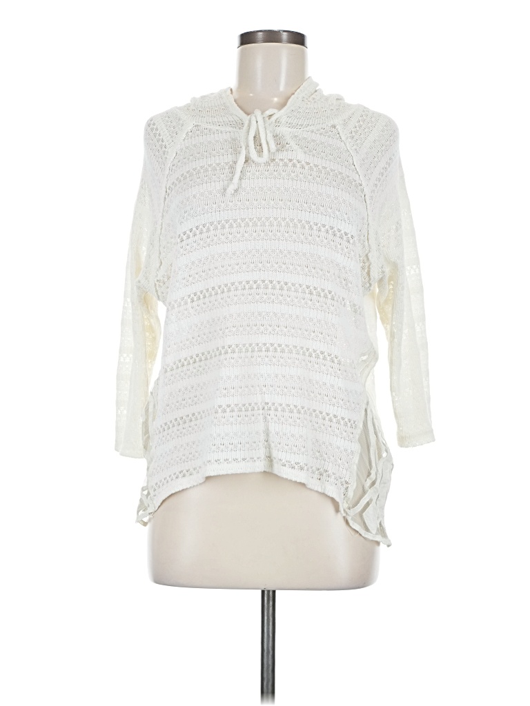 Pre-owned Blu Pepper Pullover Sweater In White