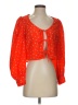 Levi's 100% Polyester Orange 3/4 Sleeve Blouse Size XS - photo 1
