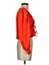 Levi's 100% Polyester Orange 3/4 Sleeve Blouse Size XS - photo 4