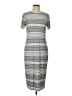 Old Navy Stripes Gray Casual Dress Size L - photo 1