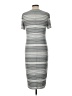 Old Navy Stripes Gray Casual Dress Size L - photo 2