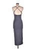 Shein Solid Gray Casual Dress Size M - photo 2