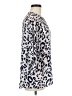 T Tahari 100% Polyester Animal Print Ivory Tan 3/4 Sleeve Blouse Size M - photo 4