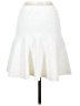 BCBGMAXAZRIA Solid White Formal Skirt Size S - photo 2