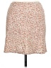 Et Clet 100% Polyester Print Ivory Casual Skirt Size L - photo 1