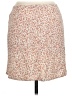 Et Clet 100% Polyester Print Ivory Casual Skirt Size L - photo 2