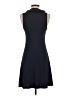 Three Dots 100% Cotton Solid Black Casual Dress Size S - photo 2