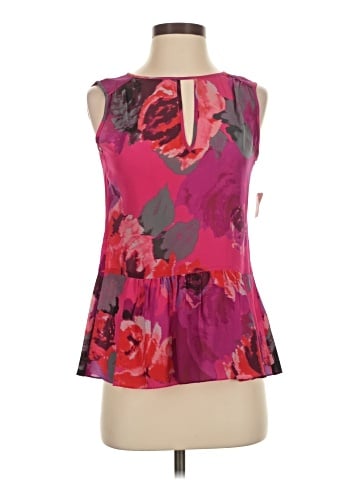 Trina Turk Sleeveless Silk Top (view 1)
