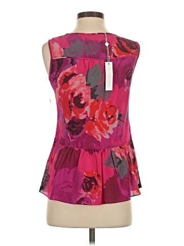 Trina Turk Sleeveless Silk Top (view 2)