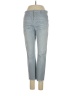 Nili Lotan Chevron-herringbone Gray Blue Jeans Size 27 waist - photo 1