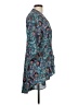 Torrid 100% Polyester Paisley Teal Casual Dress Size Lg Plus (0) - photo 4