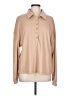 Shein Tan Long Sleeve Blouse Size 12 - photo 1