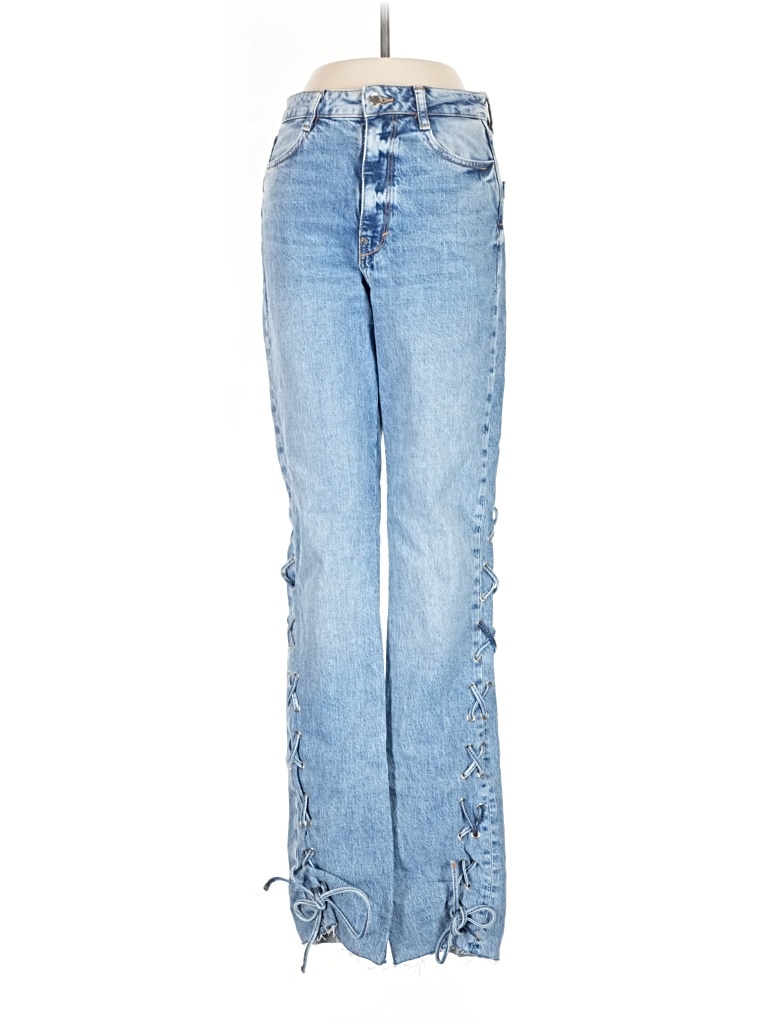 Pre-owned Zara Jeans In Blue