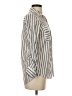 Express Stripes Ivory Long Sleeve Blouse Size XS - photo 4