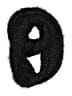 Deena & Ozzy 100% Acrylic Black Scarf One size - photo 1
