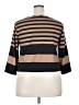 Cato Stripes Brown 3/4 Sleeve T-Shirt Size 18 - 20 - photo 2