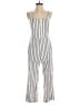 Old Navy Stripes Ivory Blue Jumpsuit Size S - photo 1