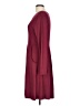 Assorted Brands Solid Burgundy Casual Dress Size L - photo 5