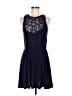 ASOS 100% Viscose Blue Cocktail Dress Size 8 - photo 1
