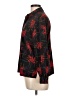 TanJay 100% Polyester Floral Black Long Sleeve Blouse Size 10 (petite) - photo 5