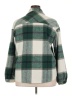 Michelle Mae 100% Polyester Plaid Green button down Size 2X - photo 2