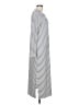 Mod Ref Stripes White Gray Casual Dress Size L - photo 4