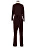 Express Solid Burgundy Jumpsuit Size XS - photo 2