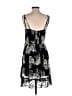 Line & Dot 100% Polyester Tropical Black Casual Dress Size S - photo 2