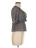 Monteau Gray 3/4 Sleeve Blouse Size M - photo 4
