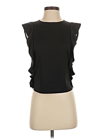 Red Saks Fifth Avenue Sleeveless Blouse (view 1)