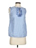 J.Crew Blue Sleeveless Blouse Size 0 - photo 1