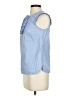 J.Crew Blue Sleeveless Blouse Size 0 - photo 5