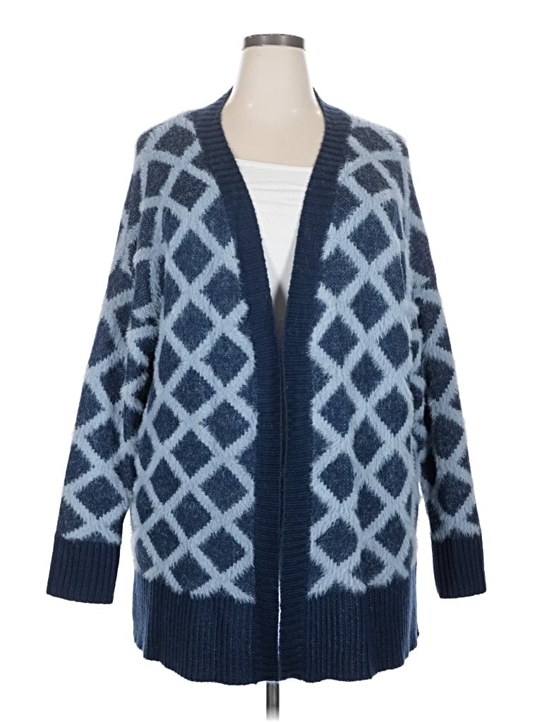Pre-owned Dreamers By Debut Cardigan Sweater In Blue