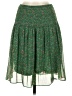 Max Studio 100% Polyester Paisley Green Casual Skirt Size XS - photo 1