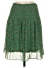 Max Studio 100% Polyester Paisley Green Casual Skirt Size XS - photo 2