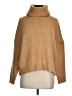 Karlie Solid Tan Turtleneck Sweater Size M - photo 1