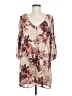Lulus 100% Polyester Print Tan Casual Dress Size M - photo 1