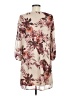 Lulus 100% Polyester Print Tan Casual Dress Size M - photo 2